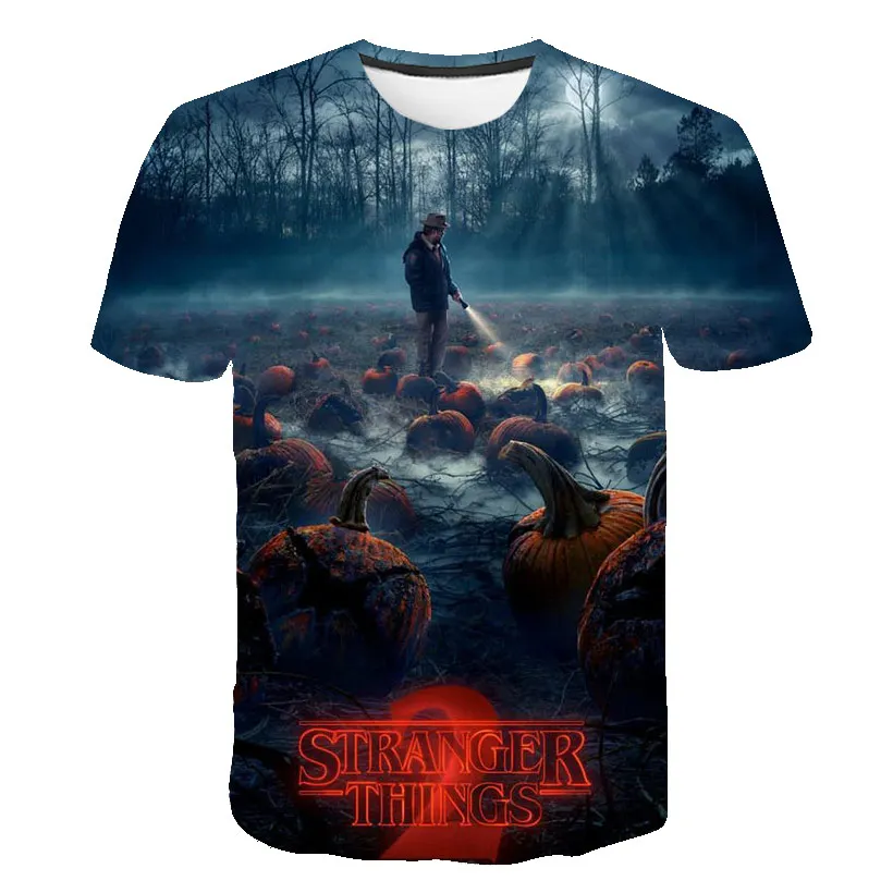 3D Футболка с принтом Для мужчин/Для женщин/Детские Stranger Thing s 3 футболка 3d футболка Stranger Thing футболка одиннадцати лет топы, футболки - Цвет: Asian size 5178