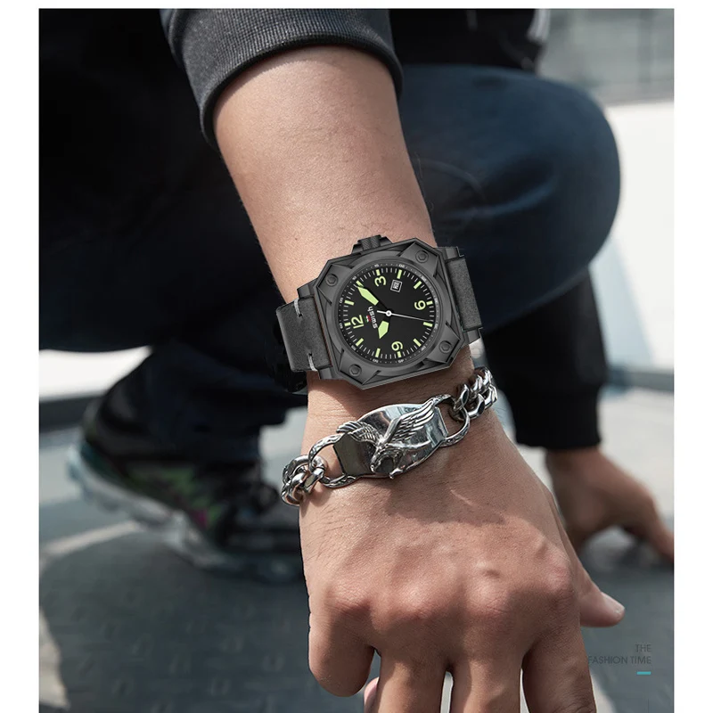 

Top Quartz Watches Men Brand Fashion Sports Quartz Watches Mens Leather Waterproof Designer Clock Business Relogio Masculino