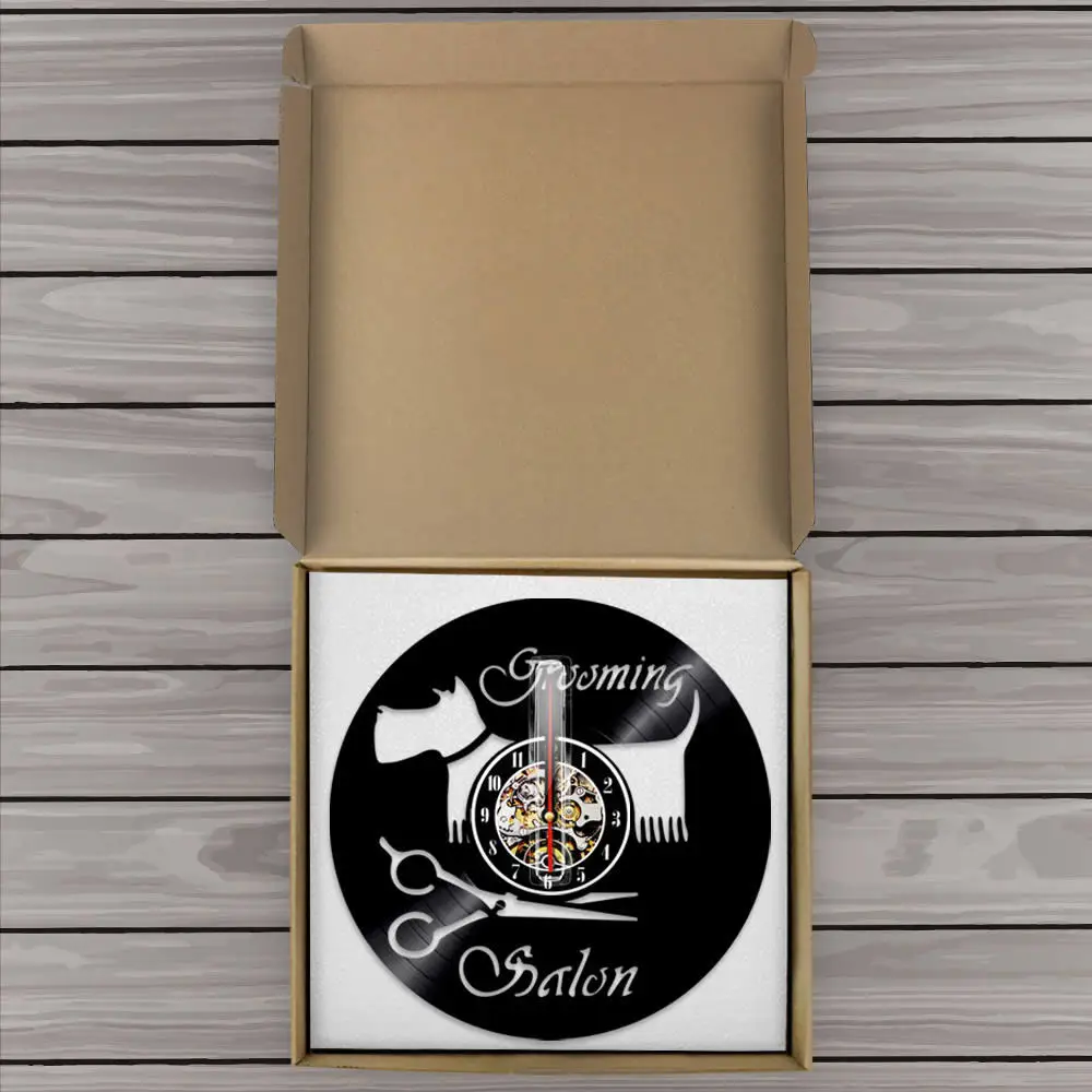 Настенные часы с виниловой пластиной для домашнего декора | Дом и сад