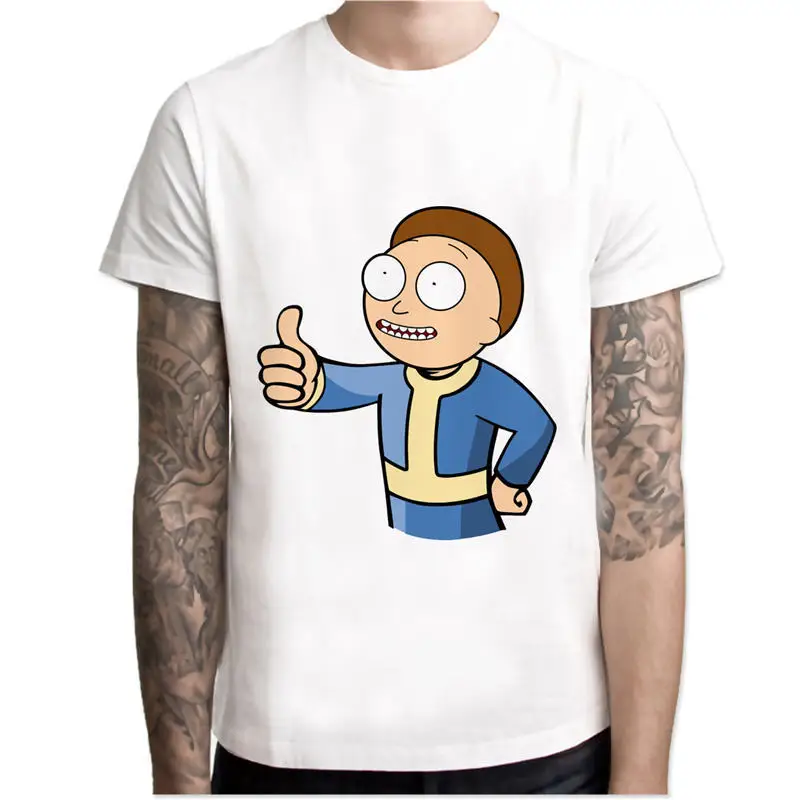 G19 Мужская футболка rick and morty, новая футболка аниме Rick y morty, забавная футболка для мужчин, классные мужские футболки топы - Цвет: G19