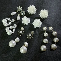 flower bohemia boho earrings women fashion long hanging earrings crystal female wedding earings party jewelry 2021 new