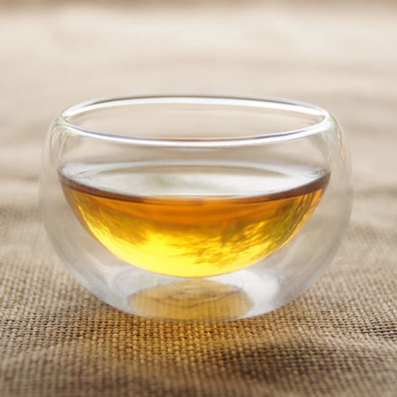 4 шт./компл. большие маленькие прозрачные термостойкие Стеклянные Мини-чашки для