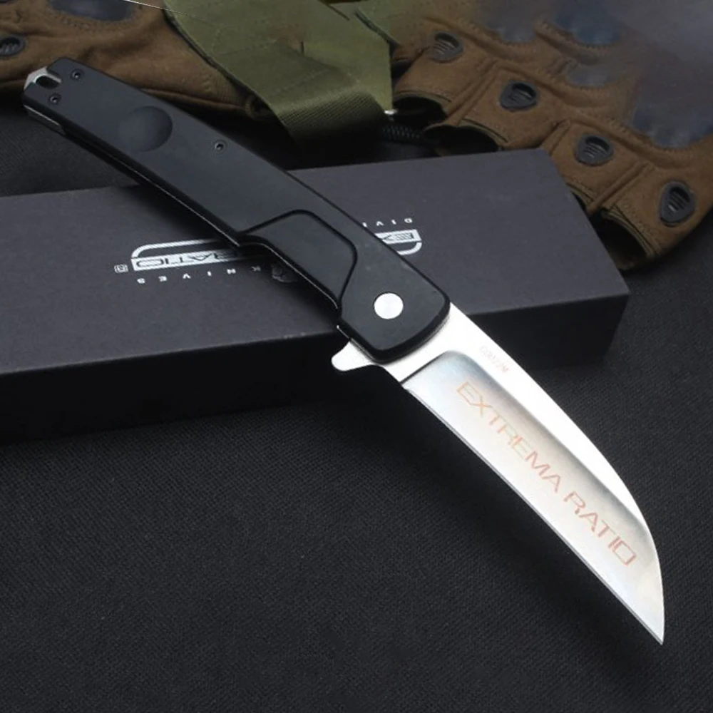 Складной нож extreme Cheetah уличный клинок N690 с рукояткой из алюминиевого сплава