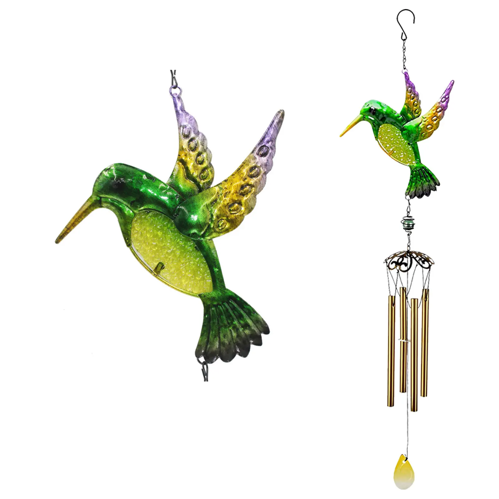 

Courtyard For Outdoor Hummingbird Wind Chime Window Hanging Ornament Bedroom Wedding Party Gifts Home Friends Mother Birthday