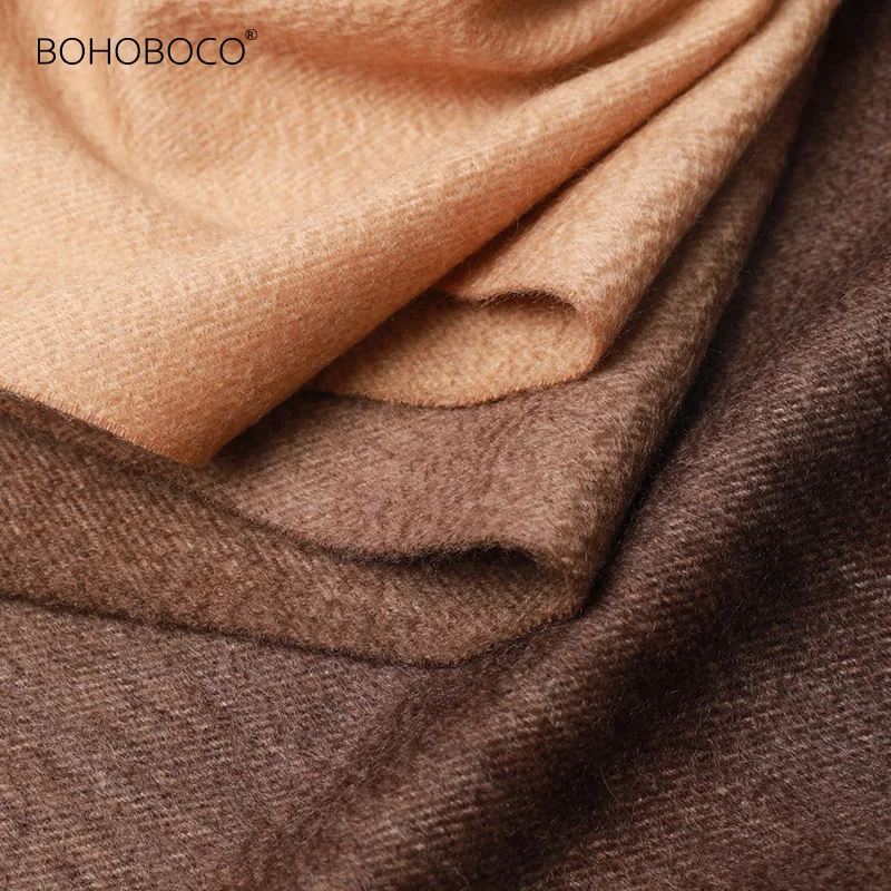 

Autumn And Winter Cashmere Woven Gradient Shawl Women's Soft Scarf Fashion