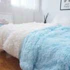 Winter Fluffy Blankets for Beds Plaid Covers Super Soft Plush Flannel Sofa Blanket and Throws Warm Shaggy Bedspread