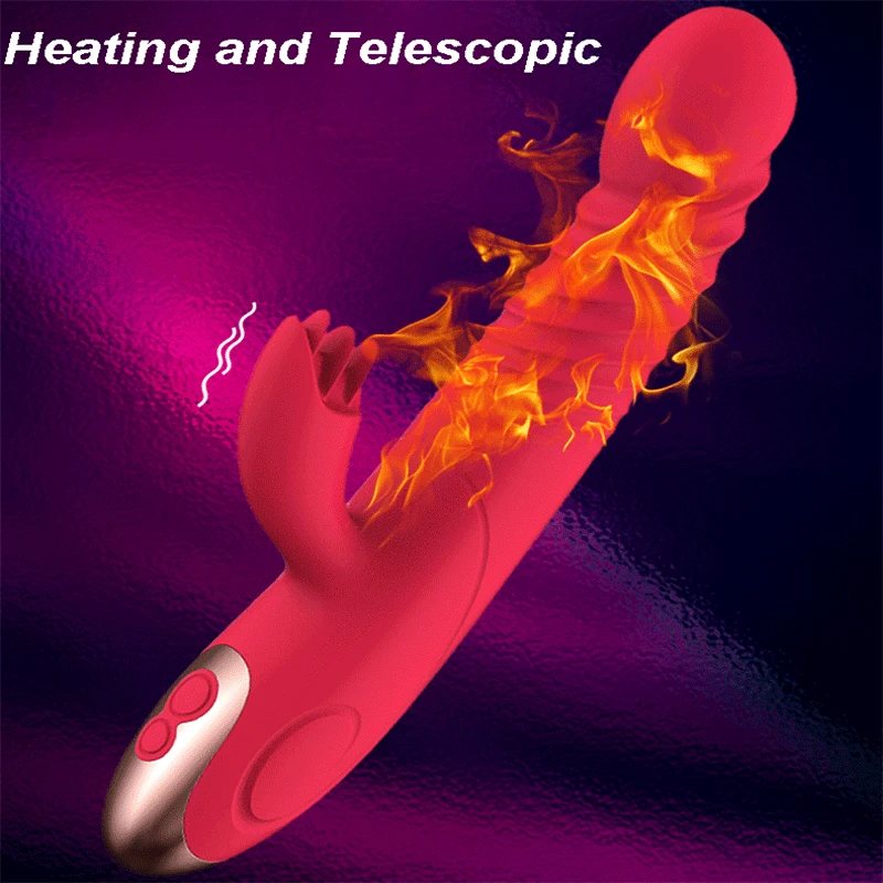 Нагревание точки G Dido кролик вибратор силиконовый Стимулятор клитора секс