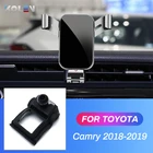 Автомобильный мобильный телефон держатель для Toyota Camry 2018 2019 тяжести GPS стенд Специальное крепление, устанавливаемое на вентиляционное отверстие в салоне автомобиля навигатора, авто аксессуары