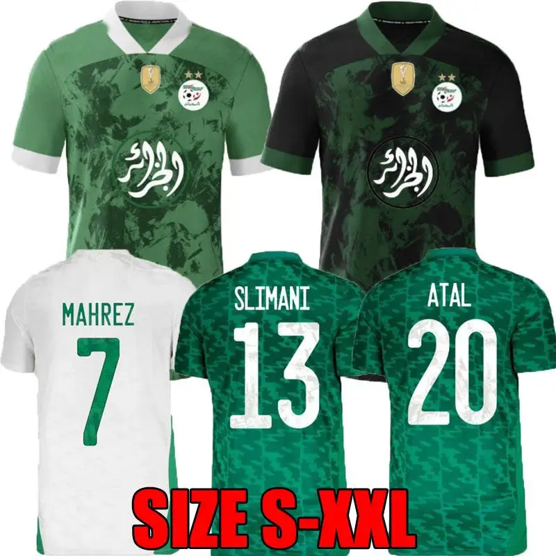 

Новинка 2021 г., 2022 г., алжирский Марес FEGHOULI, футбольные майки 2020, майка де фут, Повседневная футбольная рубашка sliмани