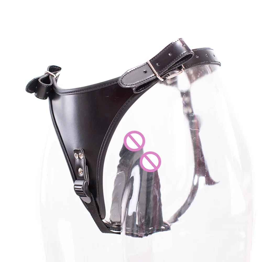 Бондаж нижнее бельё для девочек Вибратор Сексуальные Анальная пробка кожаное