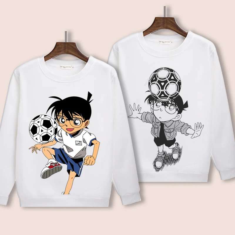 Толстовка для косплея детектива Конана Edogawa Джимми Кудо белые толстовки зима