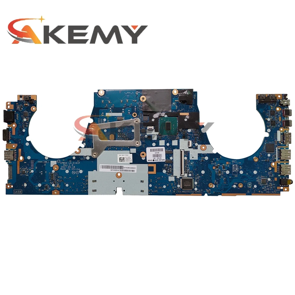 Verkauf Für HP ZBook 15 G4 Laptop Motherboard CPW50 LA-E161P 921048-001 921048-501 921048-601 I7-7820HQ CPU