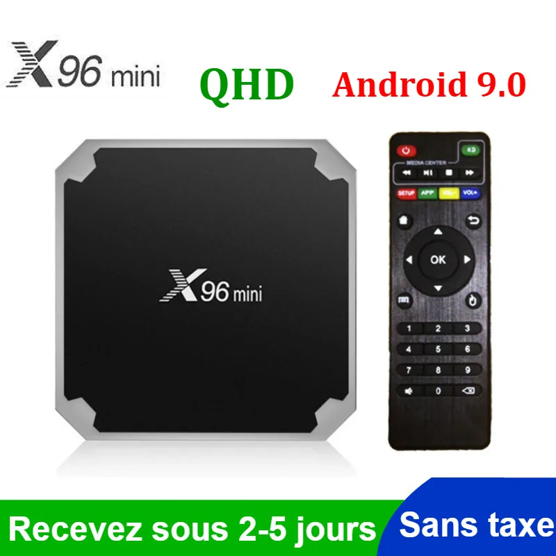 Оригинальная ТВ приставка QHDTV X96 Mini Android 9 0 8 ГБ 16 четырехъядерный процессор AMLOGIC S905W