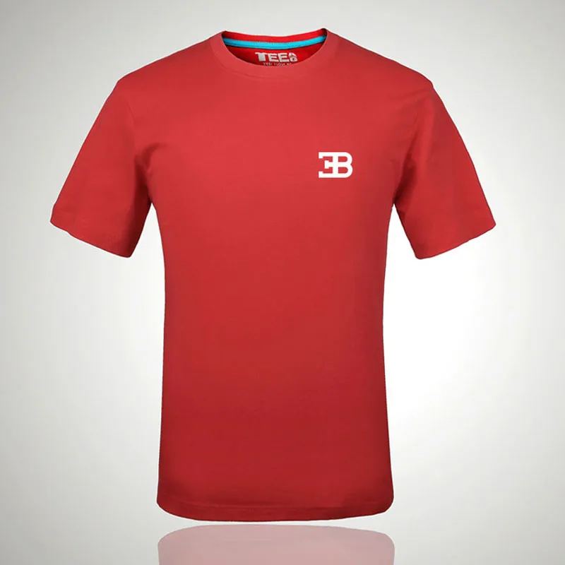 

2021 Bugatti Logo T Shirt Letter Printed Fashionable Round Neck T-shirts Short Sleeve T-shirt