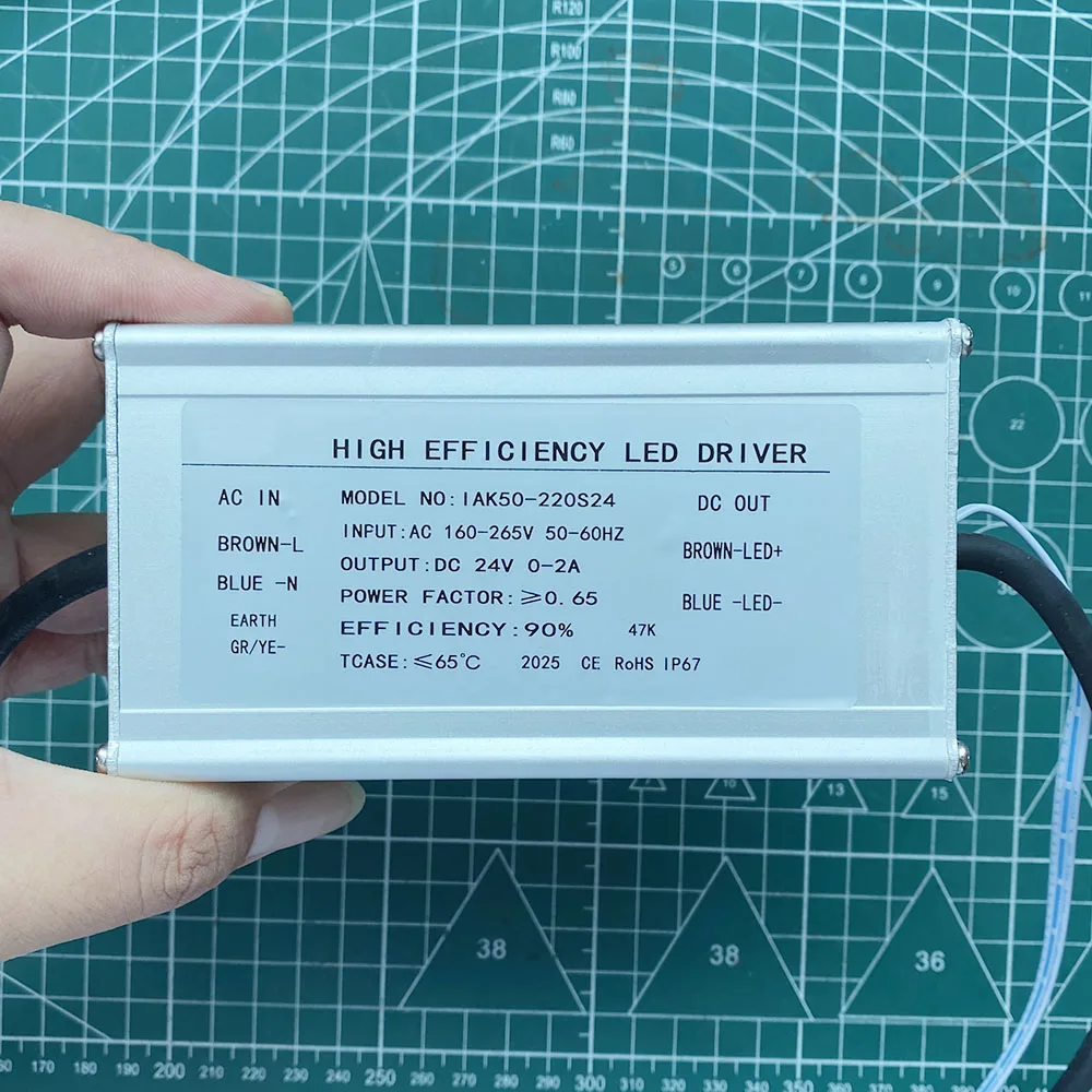 2A 50 Вт IP67 затемнения источник постоянного тока для XP600 DX5 УФ светодиодный модуль