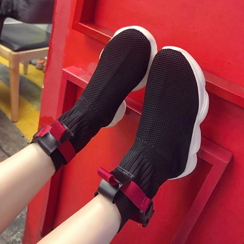 Rimocy/модные белые кроссовки на плоской платформе Женские однотонные дамские