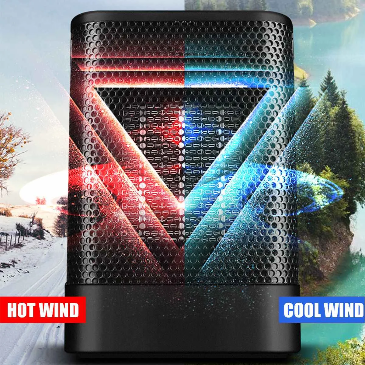 700 Вт Электрический обогреватель вентилятора PTC керамический быстро