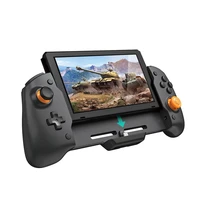 handheld gamepad controller grip double motor vibration built in 6 axis gyro design joypad with storage bag for nintendo switch