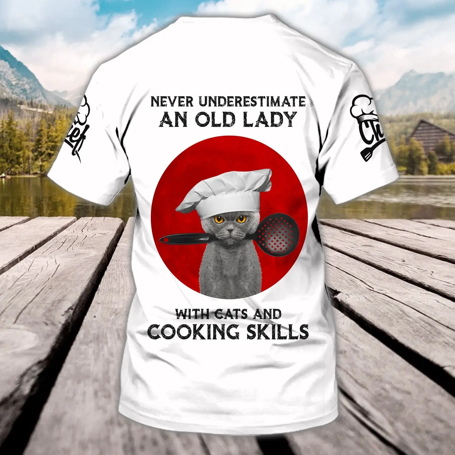 Мужская футболка с коротким рукавом и 3D-принтом DW15