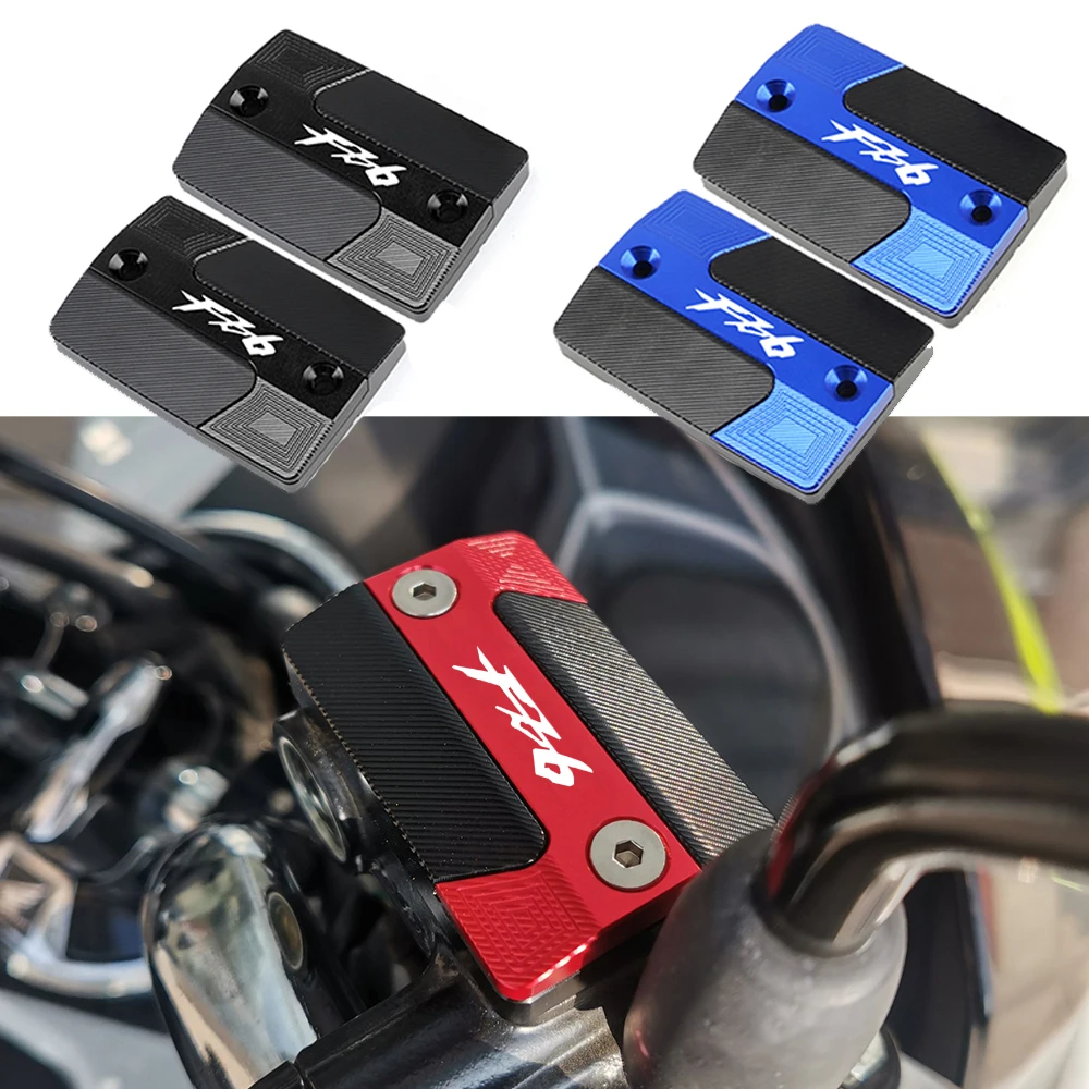 

Для YAMAHA FZ6 FZ6N FZ6S FZ6R 2004-2015 FAZER S2 аксессуары для мотоциклов CNC алюминиевые передние крышки резервуара тормозной жидкости