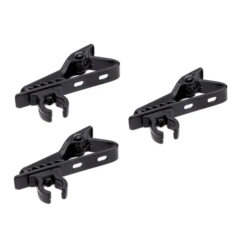

3pcs Microphone Lapel Tie Clip for Lapel Lavalier Mic