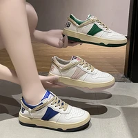 lovers sports white shoes autumn womens shoes 2021 new spring and autumn flat retro casual shoes german training shoes
