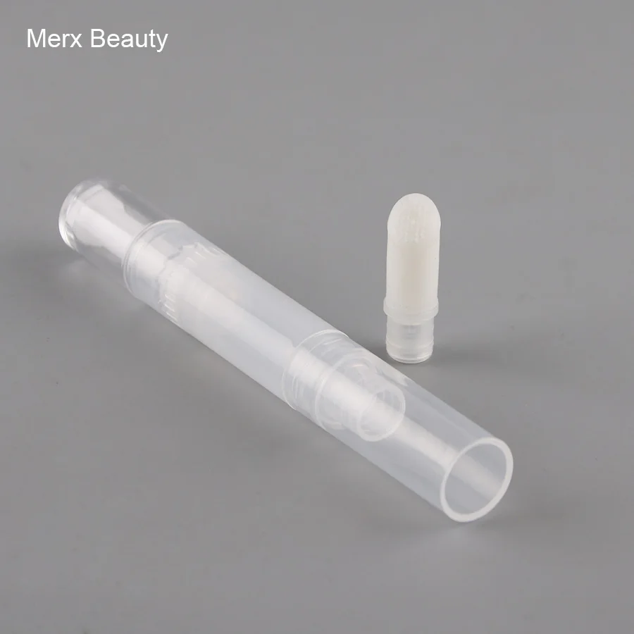 Прозрачная пластиковая Косметическая ручка пустая круглая ластик поворотная