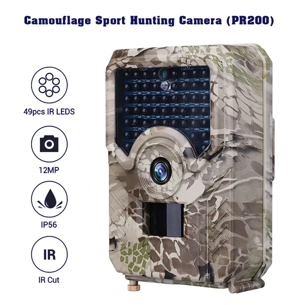 Спортивная охотничья фото камера 12MP Noturna Trap Scoutguard ночное видение ПИР игра дикой