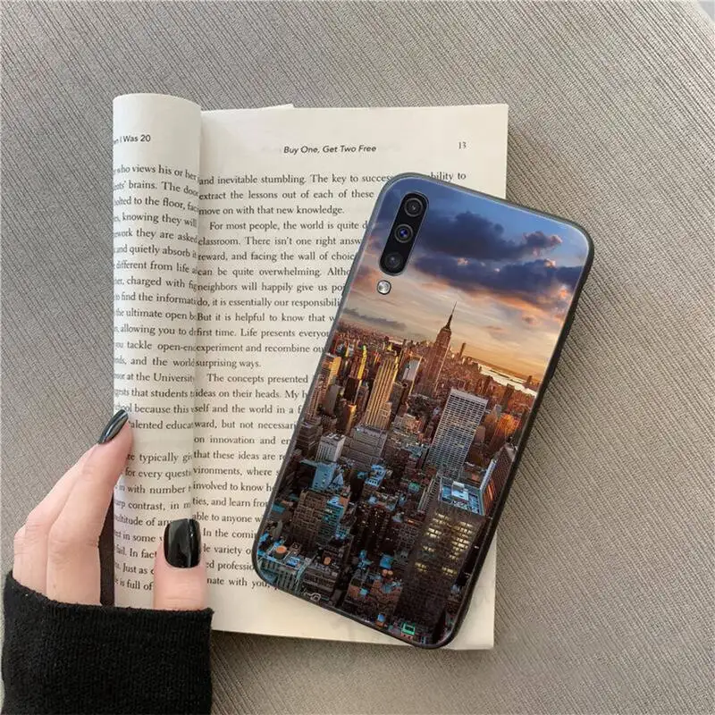 

NYC NEW YORK city lanscape Phone Case For Samsung galaxy S 9 10 20 A 10 21 30 31 40 50 51 71 s note 20 j 4 2018 plus