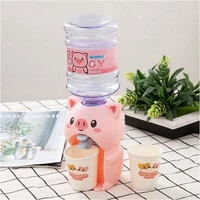 mini pet water dispenser water juice milk bottle outlet cute animal drinking fountain simulation kitchen toy for child kids gift