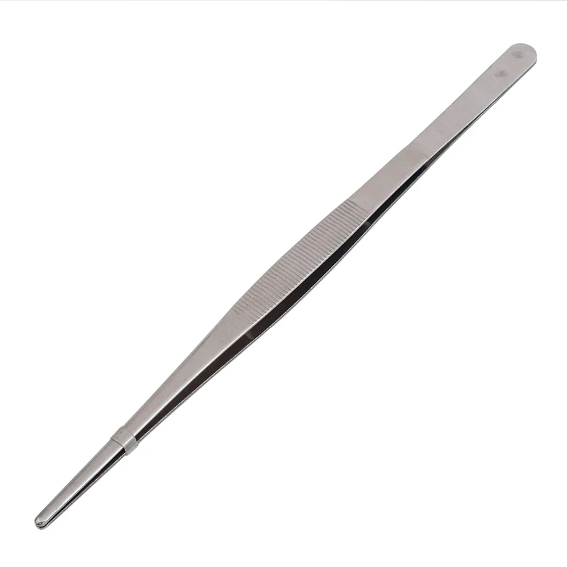 

Long Barbecue Food Tongs Stainless Steel Straight Tweezer Food Clip Medical Purposes Buffet BBQ Restaurant Tool Kitchen Gadgets