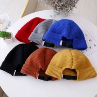 ins autumn winter knitted hats for women knit cuffed melon beanie cap fashion street hip hop cap korean warm yuppie bonnet new