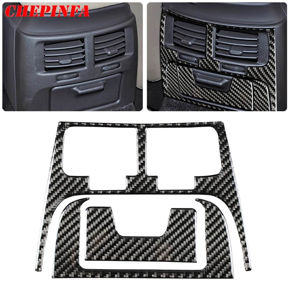 Наклейки из углеродного волокна на заднее вентиляционное отверстие автомобиля