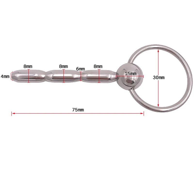 Полая пробка из нержавеющей стали для пениса бусины уретрные расширители