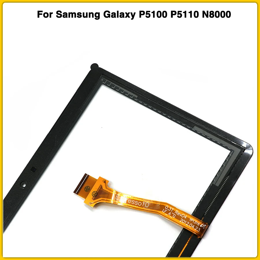 Сенсорный экран для samsung Galaxy Tab 2 GT-P5100 P5100 P5110 N8000 10,1 ''Сенсорная панель дигитайзер Сенсорная ЖК-Панель переднее стекло