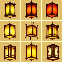 in chinese antique style solid wood gd tea restaurant aisle advertising printing lantern hot pot restaurant b b inn chandelier