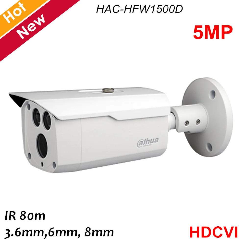 Dahua Lite Plus серия 5MP камера HDCVI 1/2. 7 &quotCMOS 2pcs IR LEDs Smart 80 метров 3 6 мм 8 Дополнительный
