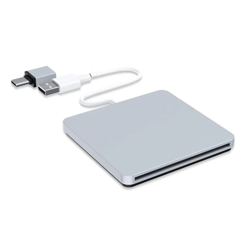 Внешний CD DVD привод Ультратонкий USB горелка проигрыватель для ноутбука Mac