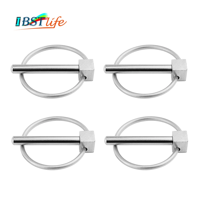 

4Xstainless steel 316 boat Kayak Canoe Trailer Tractor Trolley Caravan Lynch pins Linch Pin Clips Retaining Clip marine hardware