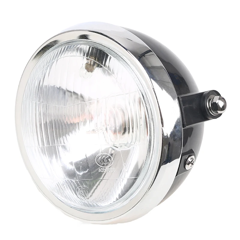 POSSBAY Мотоцикл головной светильник круглый мото галогенные фары мотоцикла 12V для