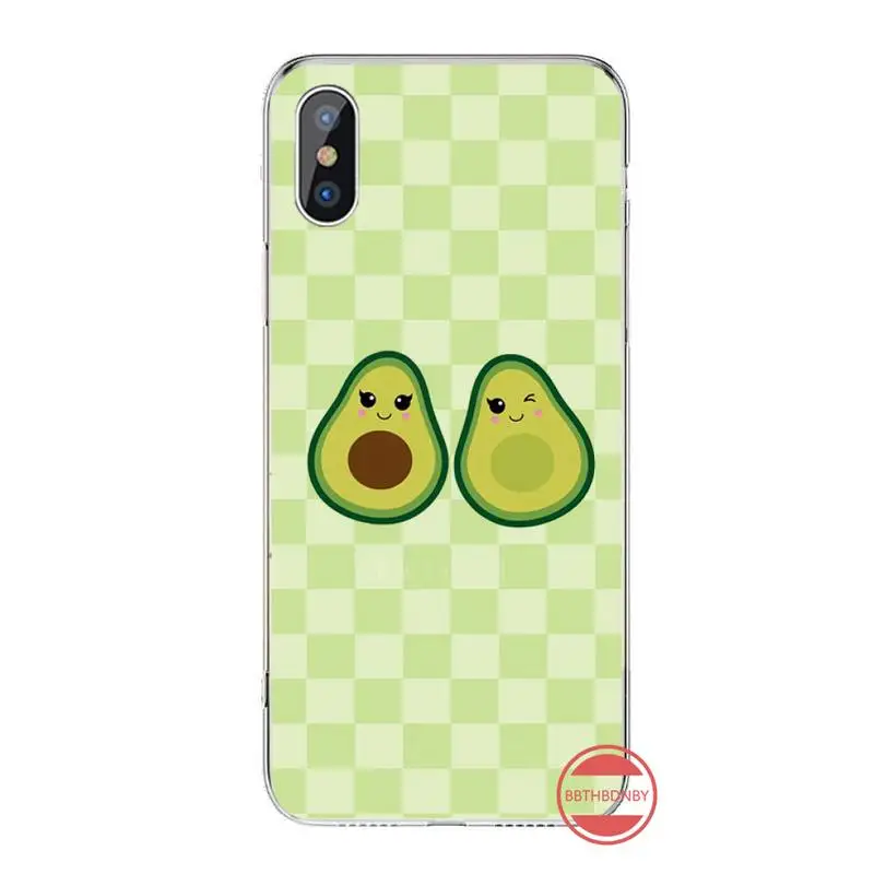 

Green grid avocado Fruit cartoon banana Phone Case For iphone 12 5 5s 5c se 6 6s 7 8 plus x xs xr 11 pro max
