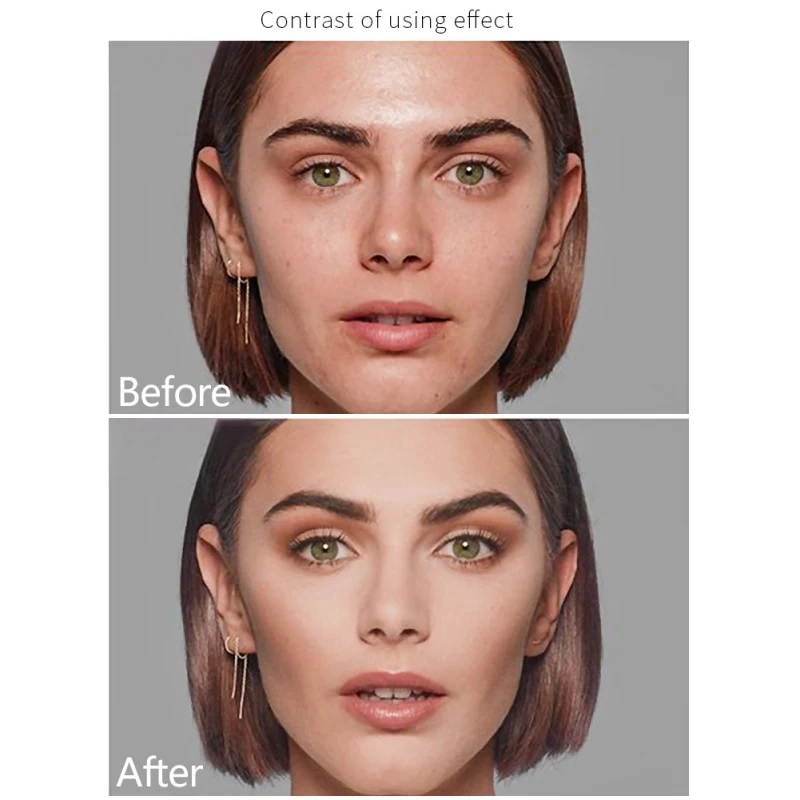 Temperature Changing Skin Color Cover Matte Foundation Liquid Does Not Fade Forever Cosmetic Face Powder Cream |