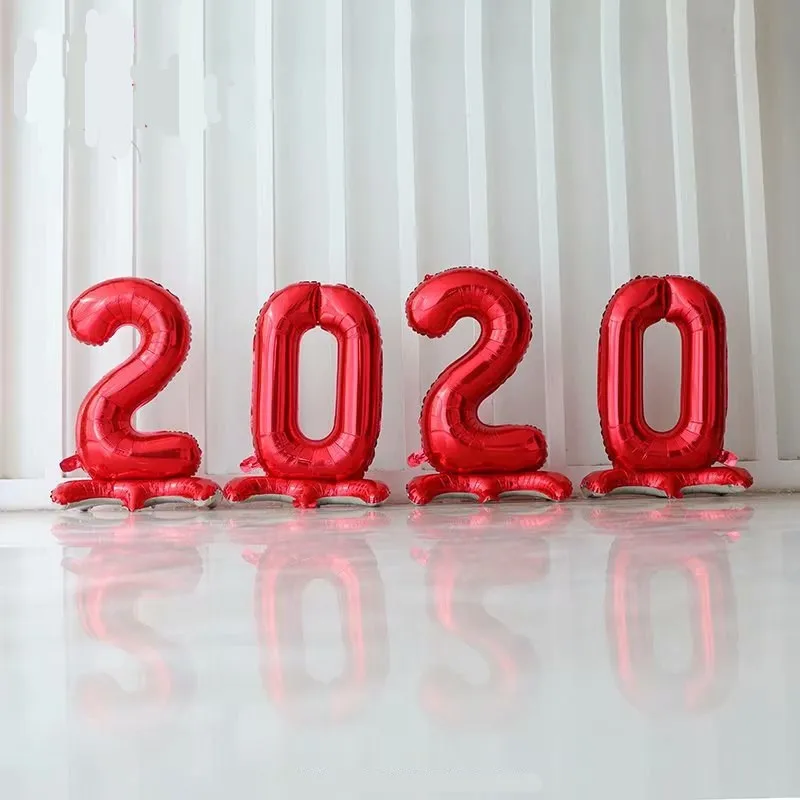 Номер воздушный шар стенд 2020 с новым годом День Рождения украшения для взрослых