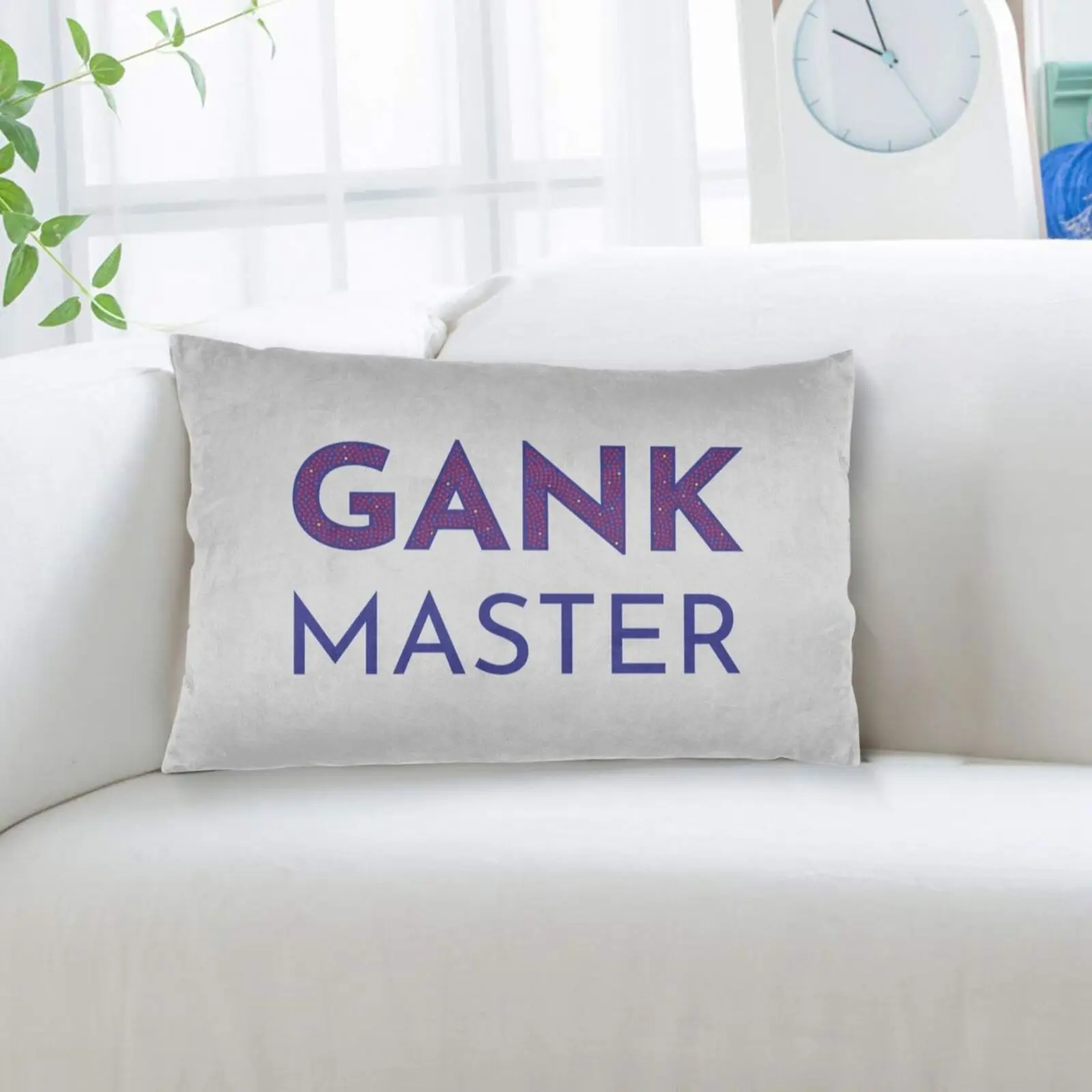 Модная наволочка для кровати Gank Master-фиолетовая акулья кожа переноски видеоигр