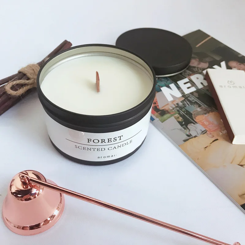 6 шт./компл. Ретро жестяная банка свечи для ароматерапии в баночках благовония