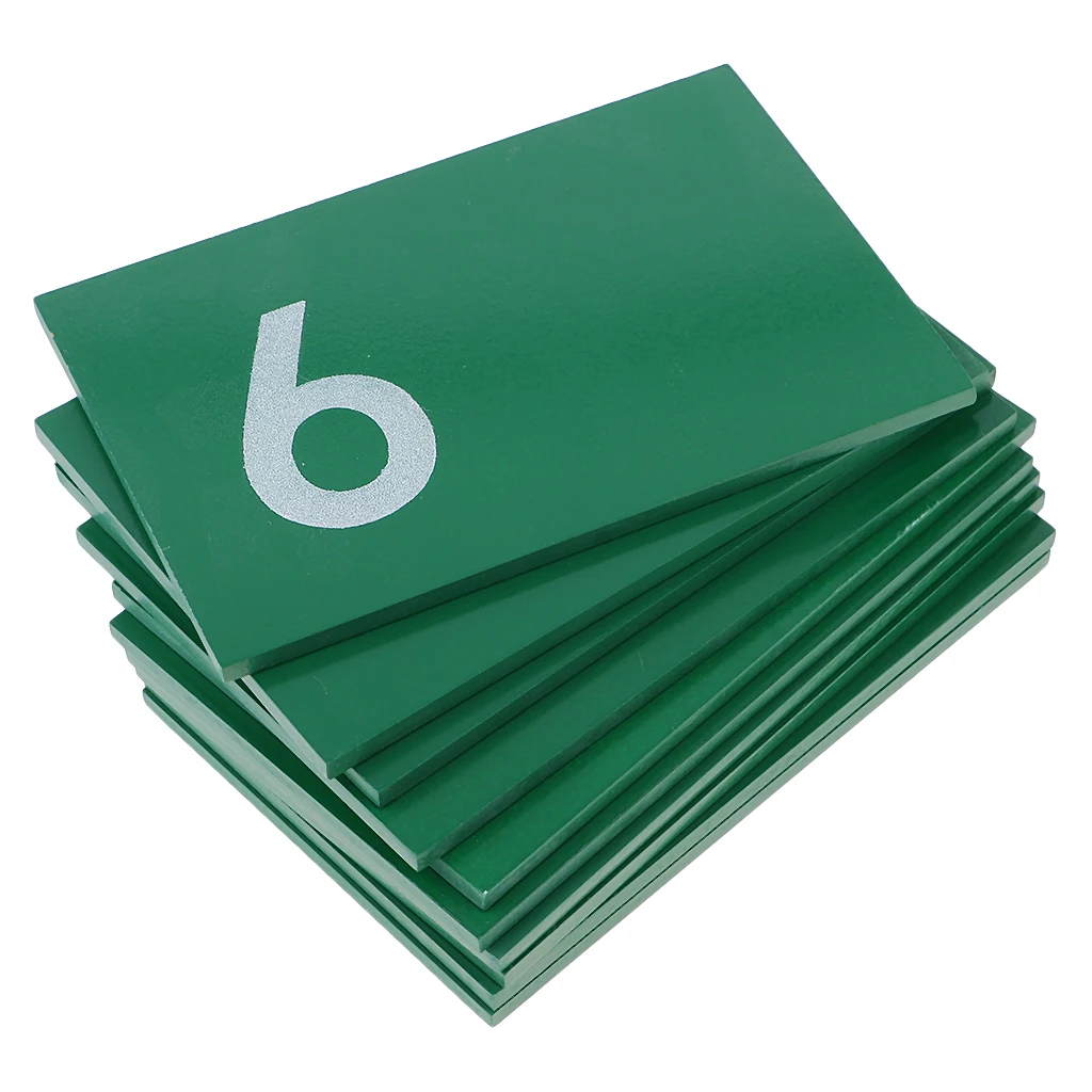 

Kids Montessori 0-9 Number Boards for Kids Children Number Learning Toy Birthday Gift