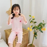 girl boys pajamas suits 2021 cheap spring summer nightclothes nightgowns homewear sleepwear pajamas sets children clothing