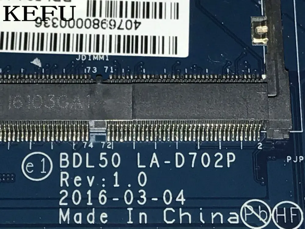 Доступно. Абсолютно Новый. BLD50 LA D702P для ноутбука HP 15 AY процессор N3710