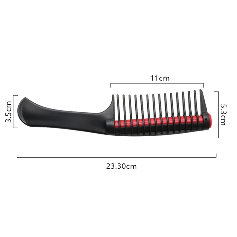 

Hair Dye Styling Brush Hairdressing Wide Tooth Hair Combs Scalp Massage Salon