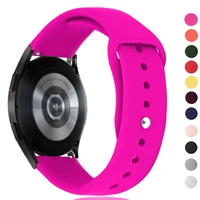 20mm22mm strap for samsung galaxy watch 446mm42mmactive 2correa gear s3 silicone bracelet huawei watch gt 22epro band